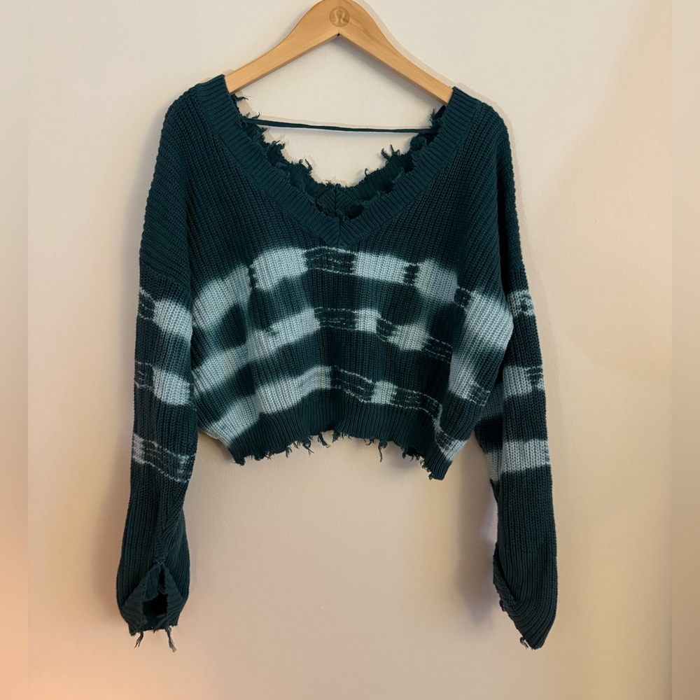 Tie-Dye Knit Sweater